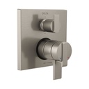 Delta T27967 Angular Modern Monitor 17 Series Valve Trim 6 Setting Integrated Diverter Stainless 1