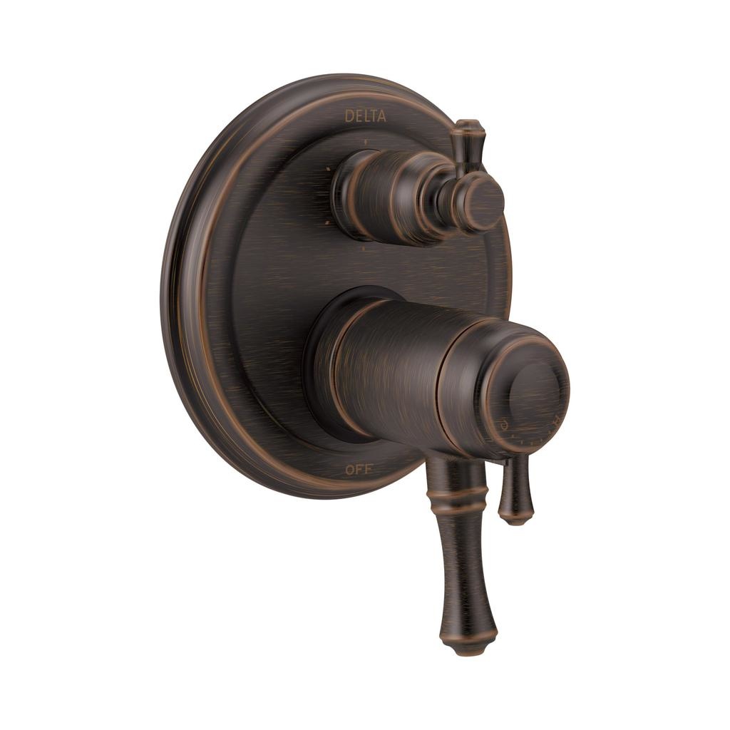 Delta T27T997 Traditional TempAssure 17T Series Valve Trim 6 Setting Diverter Venetian Bronze 1