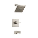 Delta T14474 Zura 14 Series Multi Choice H2Okinetic Tub Shower Trim Stainless 1