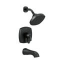 Delta T17476 Stryke 17 Series Tub And Shower Only Matte Black 1