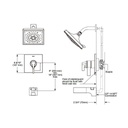 Delta T17274 Zura 17 Series Multi Choice H2Okinetic Shower Only Trim Chrome 2