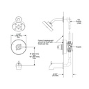 Delta T14259 Trinsic Monitor 14 Series H2Okinetic Shower Trim Chrome 2