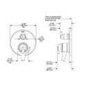 Delta T27959 MonitorR 17 Series With 6 Setting Diverter Trim Chrome 2