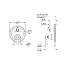 Delta T24897 MonitorR 14 Series With 3 Setting Diverter Trim Chrome 2