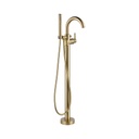 Delta T4759-LF Trinsic Contemporary Floor Mount Tub Filler Trim Champagne Bronze 1