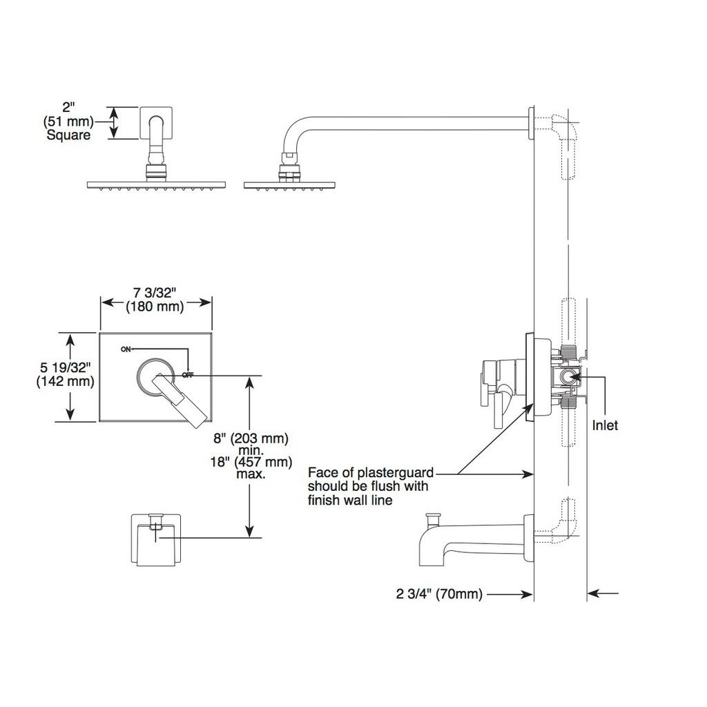 Delta T17453 Vero Monitor 17 Series Tub And Shower Trim Champagne Bronze 2