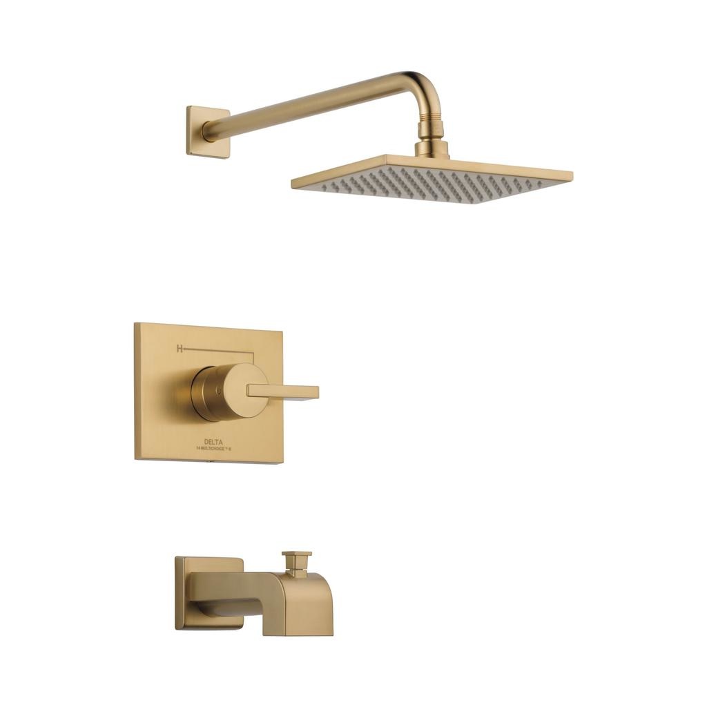 Delta T14453 Vero 14 Series Multi Choice Tub Shower Trim Champagne Bronze 1