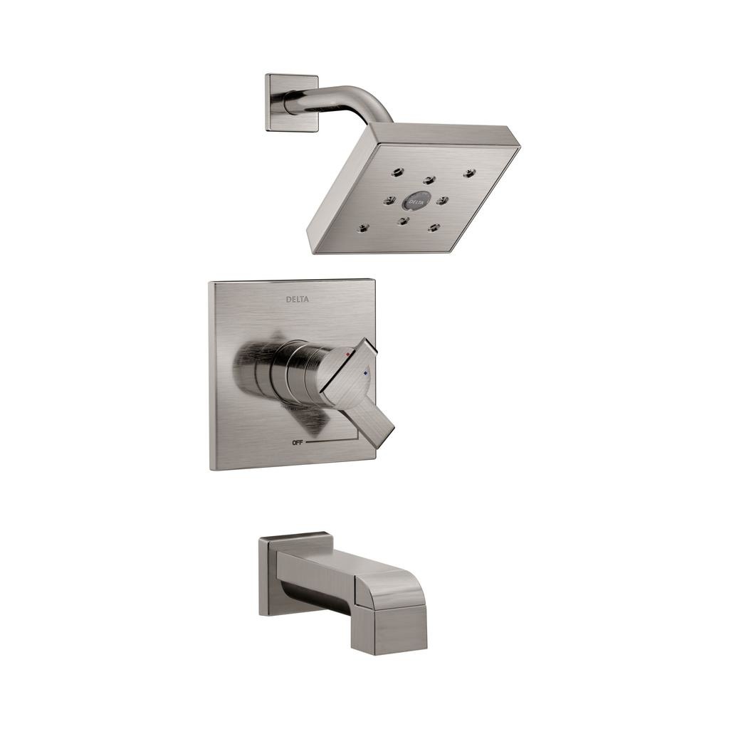 Delta T17467 Ara Monitor 17 Series H2Okinetic Tub And Shower Trim Stainless 1