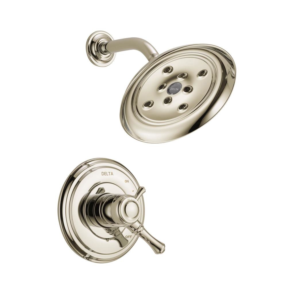 Delta T17297 Cassidy Monitor 17 Series H2Okinetic Shower Trim Polished Nickel 1