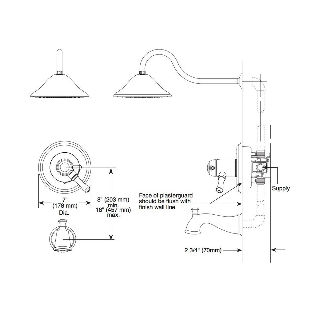 Delta T17T297 Cassidy TempAssure 17T Series Shower Trim Stainless 2