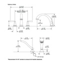 Delta T2751 Dryden 3 Hole Roman Tub Trim Stainless 2