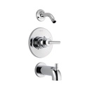 Delta T14459 Trinsic Monitor 14 Series H2Okinetic Tub And Shower Trim Less Head Chrome 1