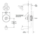 Delta T14459 Trinsic Monitor 14 Series H2Okinetic Tub And Shower Trim Less Head Chrome 2