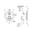 Delta T27T897 MonitorR Tempassure R 17T Series Valve With 3 Setting Diverter Stainless 2