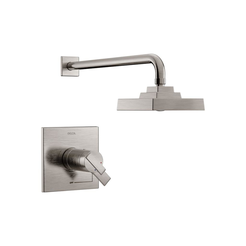 Delta T17T267 Ara TempAssure 17T Series H2Okinetic Shower Trim Stainless 1