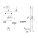 Delta T14253 H2O Vero Monitor 14 Series Shower Trim Stainless 2