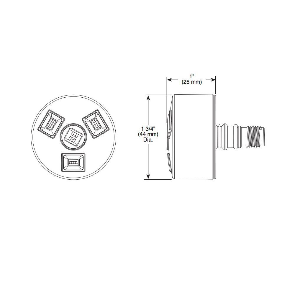 Delta T11951 Dryden 6 Setting 3 Port Diverter Trim Stainless 2