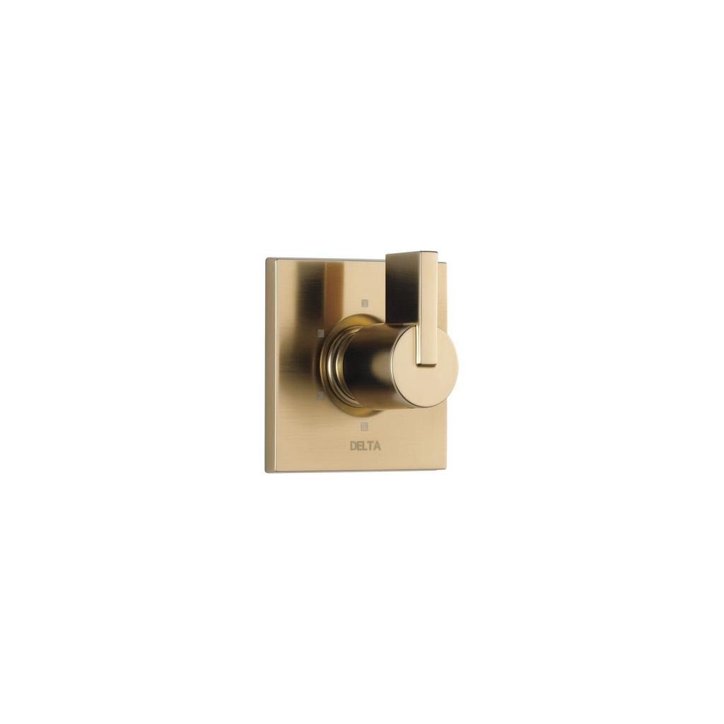 Delta T11953 Vero 6 Setting 3 Port Diverter Trim Champagne Bronze 1