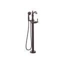 Delta T4797 Cassidy Traditional Floor Mount Tub Filler Trim Less Handle Venetian Bronze 1