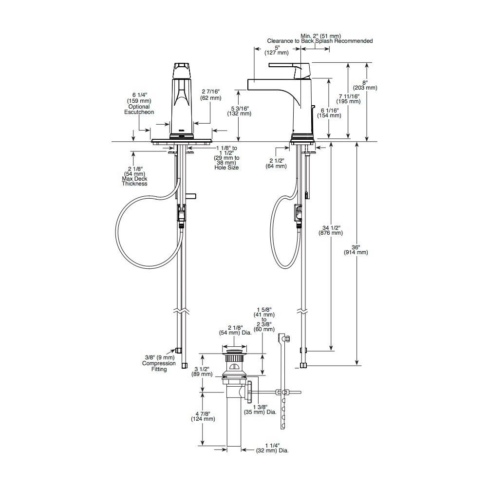 Delta 574T Zura Single Handle Bathroom Faucet Touch2O Technology Champagne Bronze 2