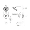 Delta T17T459 Trinsic TempAssure 17T Series H2Okinetic Tub Shower Trim Chrome 2