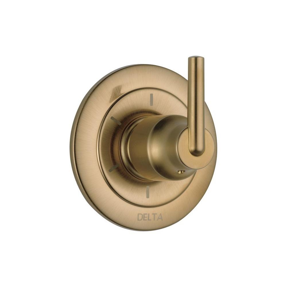 Delta T11959 Trinsic 6 Setting 3 Port Diverter Trim Champagne Bronze 1