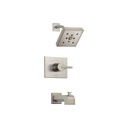 Delta T14453 H2O Vero 14 Series Tub Shower Trim Stainless 1