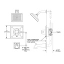 Delta T14451 Dryden Monitor 14 Series Tub And Shower Trim Less Head Chrome 2