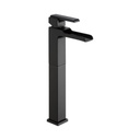 Delta 768LF Ara Single Handle Vessel Channel Bathroom Faucet Matte Black 1