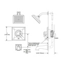 Delta T17251 Dryden MonitorR 17 Series Shower Trim Stainless 2