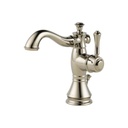 Delta 597LF Cassidy Single Handle Bathroom Faucet Polished Nickel 1