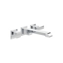 Delta T3567LF Ara Two Handle Wall Mount Bathroom Faucet Trim Chrome 1