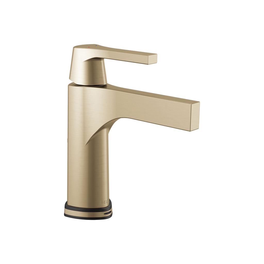 Delta 574T Zura Single Handle Bathroom Faucet Touch2O Technology Champagne Bronze 1