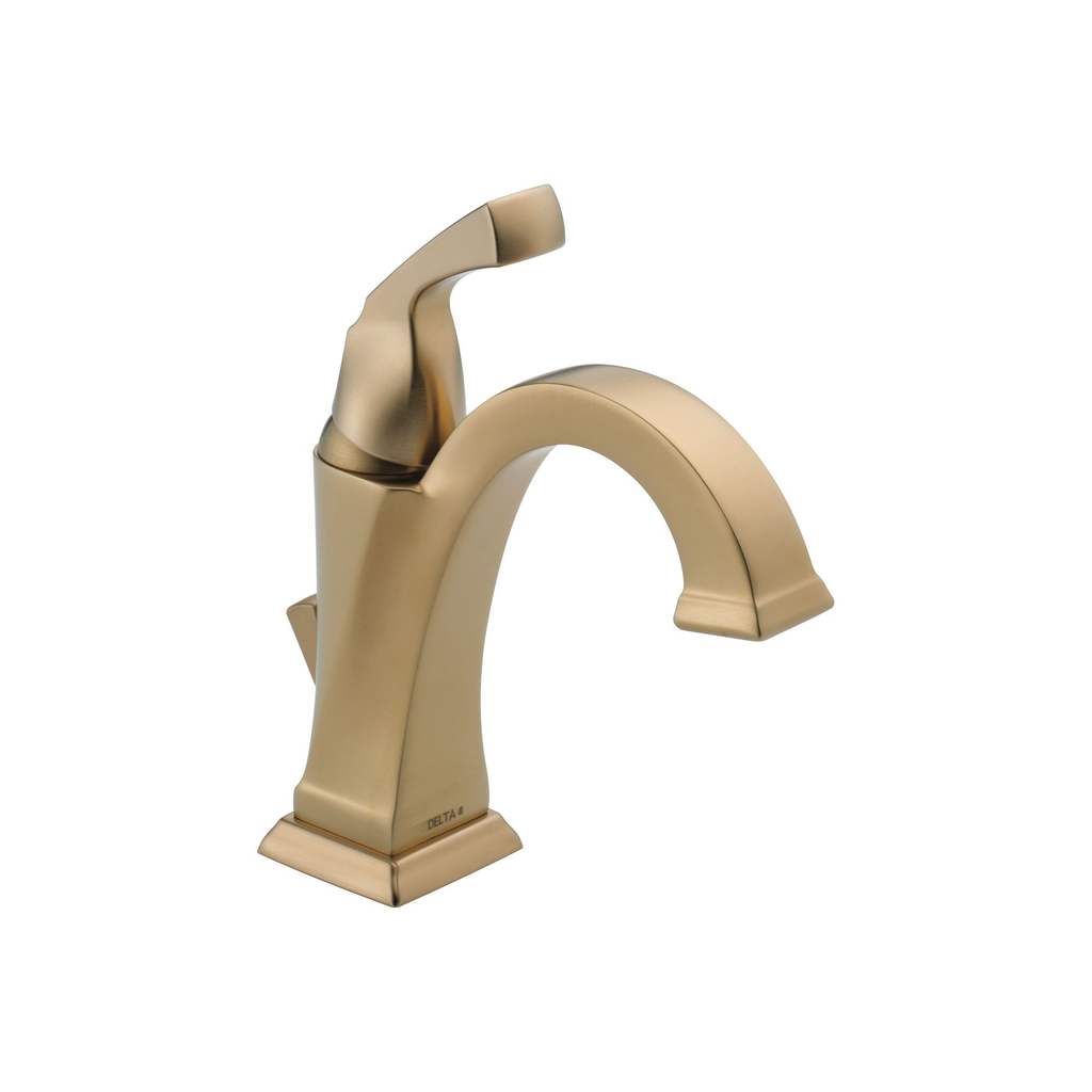 Delta 551 Dryden Single Handle Lavatory Faucet Champagne Bronze 1