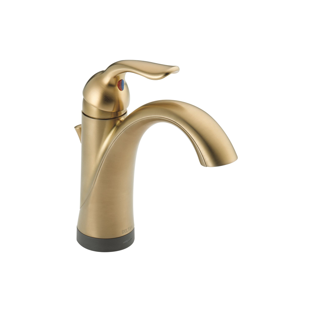 Delta 538T Lahara Single Handle Lavatory Faucet Touch2O Champagne Bronze 1