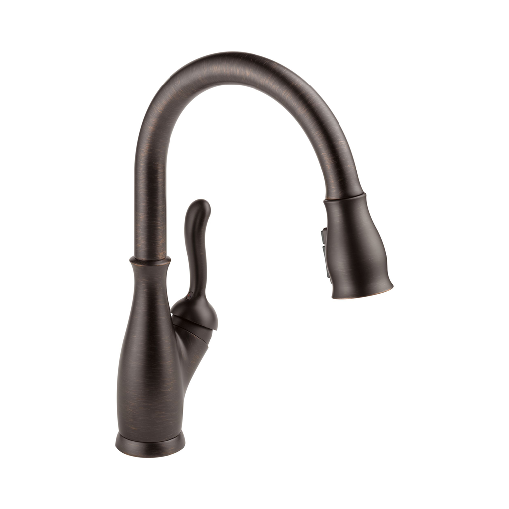 Delta 9178 Leland Single Handle Pull Down Kitchen Faucet With Shield Spray Venetian Bronze 1