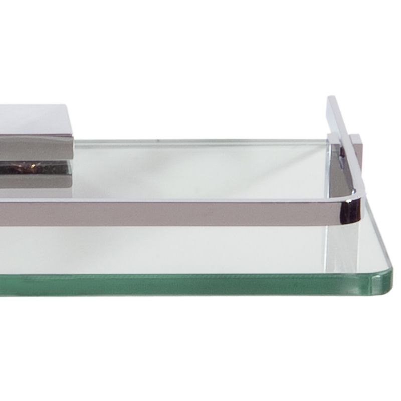 Laloo K9387C Karre II Single Glass Shelf Chrome 2