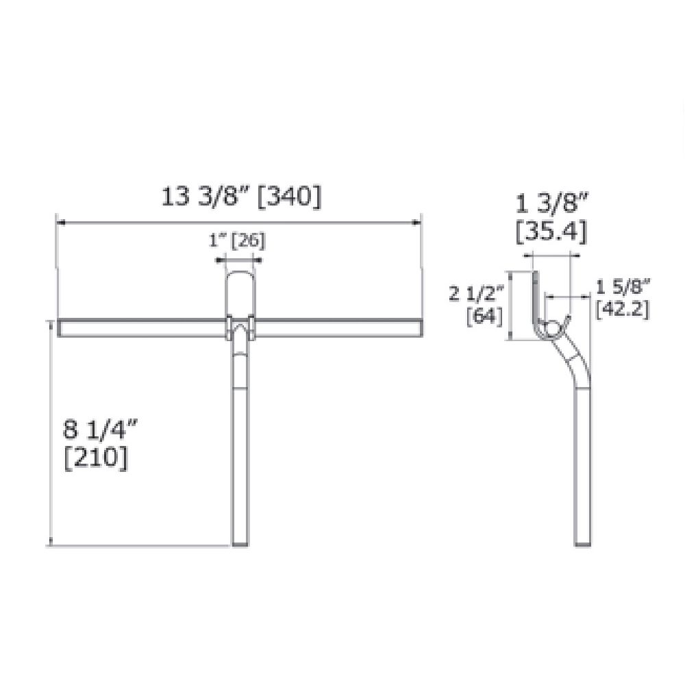 Laloo S0200C Shower Squeegee Chrome 2