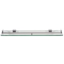 Laloo K9387C Karre II Single Glass Shelf Chrome 1