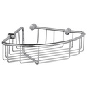 Laloo 3381MB Corner Wire Basket Matte Black 1