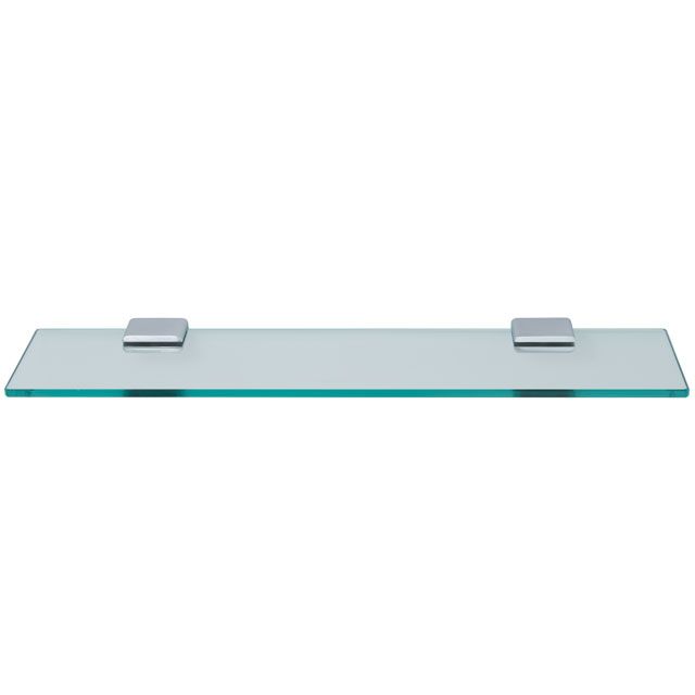 Laloo J1887PN Jazz Single Glass Shelf Polished Nickel 1