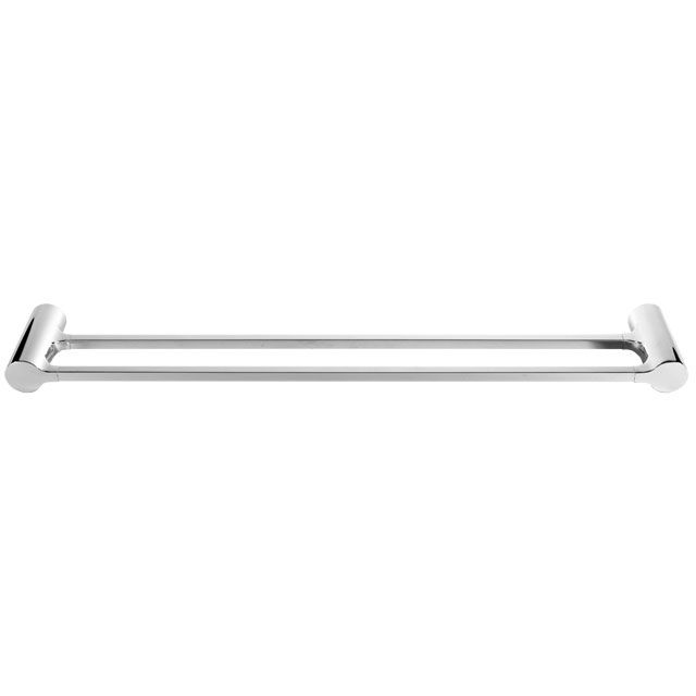 Laloo P5630DMB Payton Extended Double Towel Bar Matte Black 1