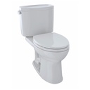 TOTO CST454CEFG Drake II Two Piece Elongated Toilet Colonial White 1