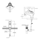 TOTO TL221SDBN Connelly Single Handle Lavatory Faucet 2