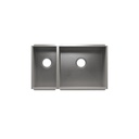 Julien 003648 Urbanedge Sink Undermount Double L9X16X8 R18X16X10