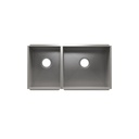 Julien 003649 Urbanedge Sink Undermount Double L12X16X8 R18X16X10