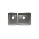 Julien 003278 Classic Sink Undermount Double L12X16X8 R18X16X8