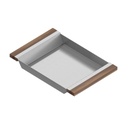 Julien 205233 Tray For 17In Sink Walnut Handles 12X18X2-1/4