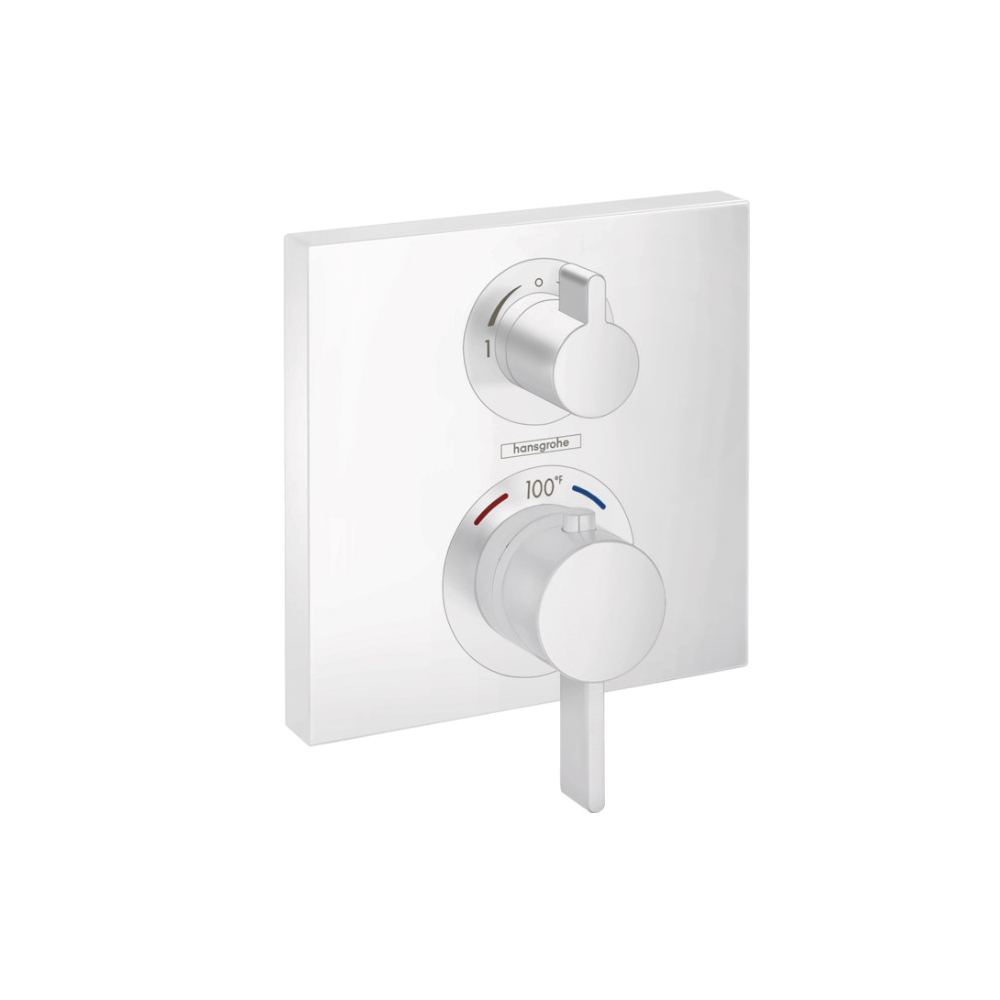 Hansgrohe 15712701 Ecostat Thermostatic Trim With Volume Control Matte White