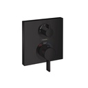 Hansgrohe 15714671 Ecostat Square Thermostatic Trim with Volume Control Matte Black